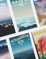 画像をギャラリービューアに読み込む, National Parks of Japan POSTCARD Unzen-Amakusa
