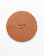 画像をギャラリービューアに読み込む, Papersky leather badge
